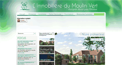 Desktop Screenshot of immobiliere-du-moulin-vert.fr